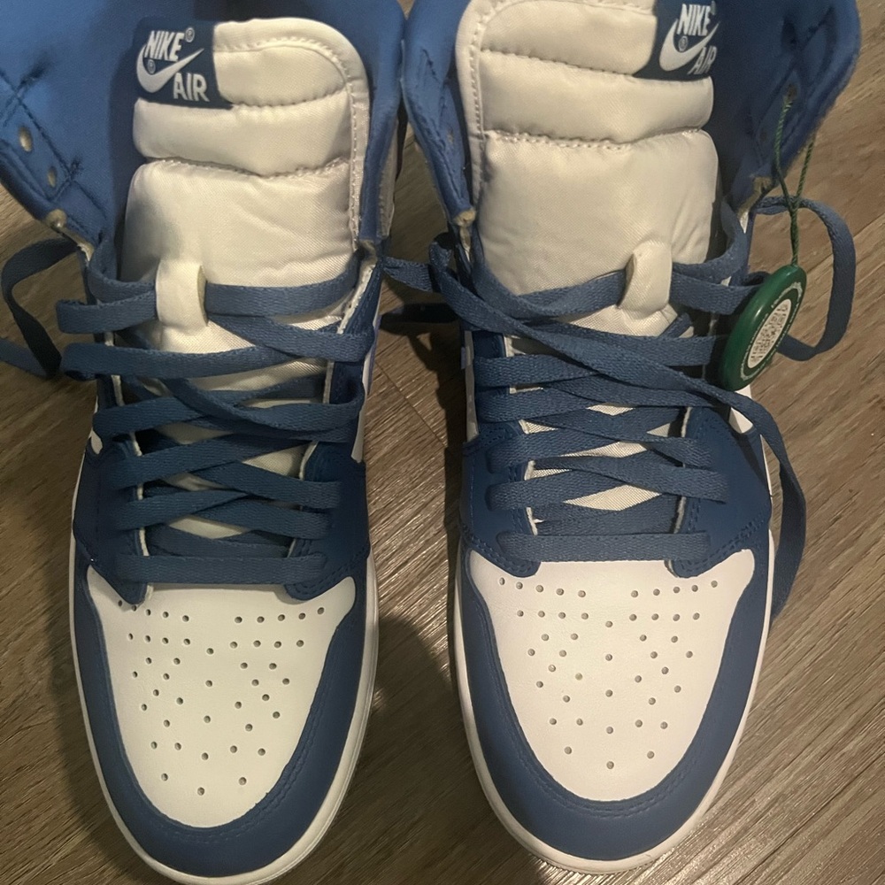 Nike Air Jordan 1 High True Blue White Cement Grey DZ5485-410 size 11.5